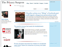 Tablet Screenshot of privacysurgeon.org